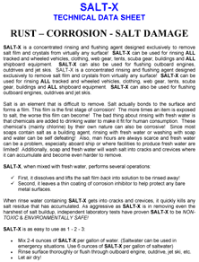 Salt-X Technical Data Sheet